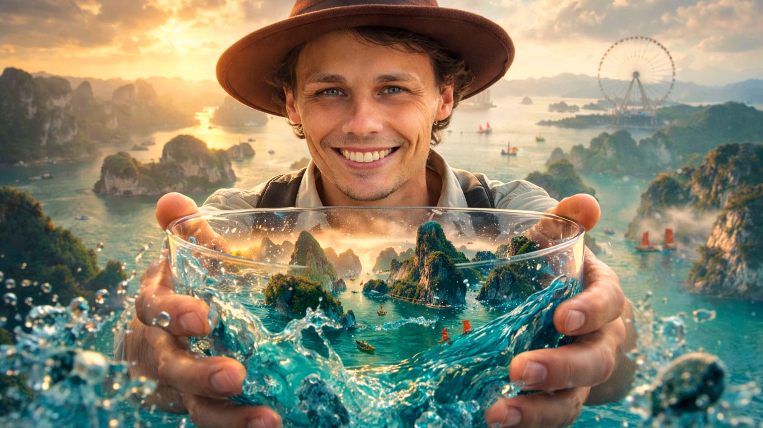 Бухта Халонг. Седьмое чудо света. Вьетнам