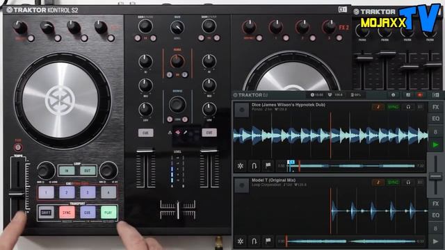 Native Instruments Traktor Kontrol S2 mk2 walkthrough and demo with iOS смотреть онлайн