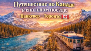 5 дней путешествия по Канаде в спальном поезде. Канадский Ванкувер - Торонто 🇨🇦