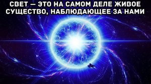 Ужасающая правда о том, является ли свет на самом деле живым существом, наблюдающим за нами?