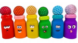 ЛЕПИМ БУТЫЛОЧКИ ИЗ КИНЕТИЧЕСКОГО ПЕСКА ВИДЕОЛЕПКА ВИДЕО МУЛЬТИКИ ДЛЯ ДЕТЕЙ КАНАЛ ИГРАЛКИ-ЗАЛИПАЛКИ