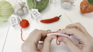 Хрустящий перчик крючком за 20 минут | Игрушка-антистресс для тревожных рук