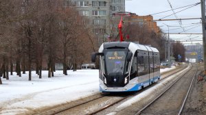 Поездка на трамвае 71-931М "Витязь-М" (2.0) по маршруту №6 - 25.06.2024. №31420