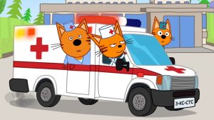 Три кота. Три кота лечим котят.