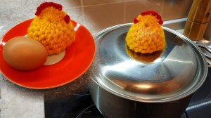 Цыплёнок крючком. Сувенир к Пасхе