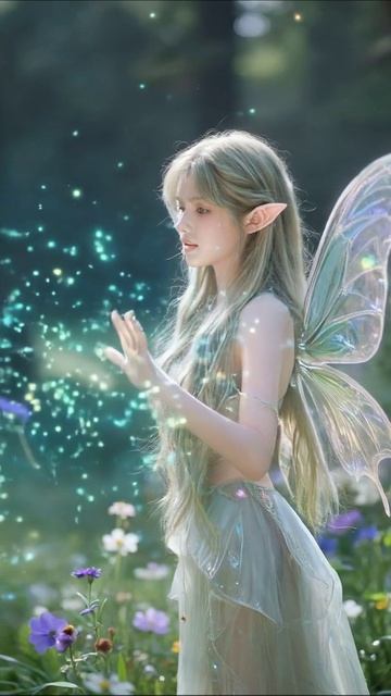 Волшебная фея в лесу #фея #волшебство #приключения