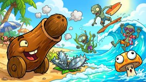 Plants Vs Zombies Star Sign Зомби против растений!ПвЗ PvZ Растения против Зомби