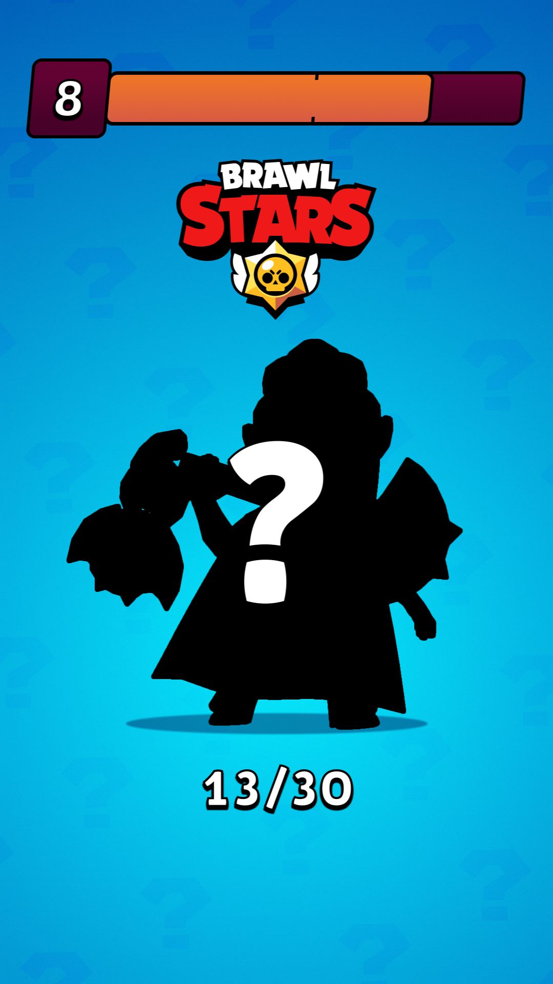 13/30. Угадай по силуэту персонажа из игры Brawl Stars за 10 секунд