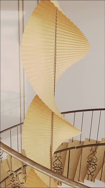Plisse Kinetic для оформления лестничных пролетов