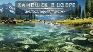 Практика осознанности «Камешек в озере». Короткая медитация DBT