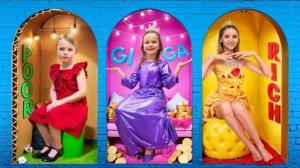 Пять Детей | Богатый vs Бедный vs Супер Богатый