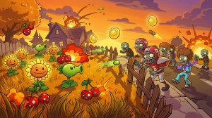 Зомби против растений! Plants vs Zombies ПвЗ PvZ Растения против Зомби