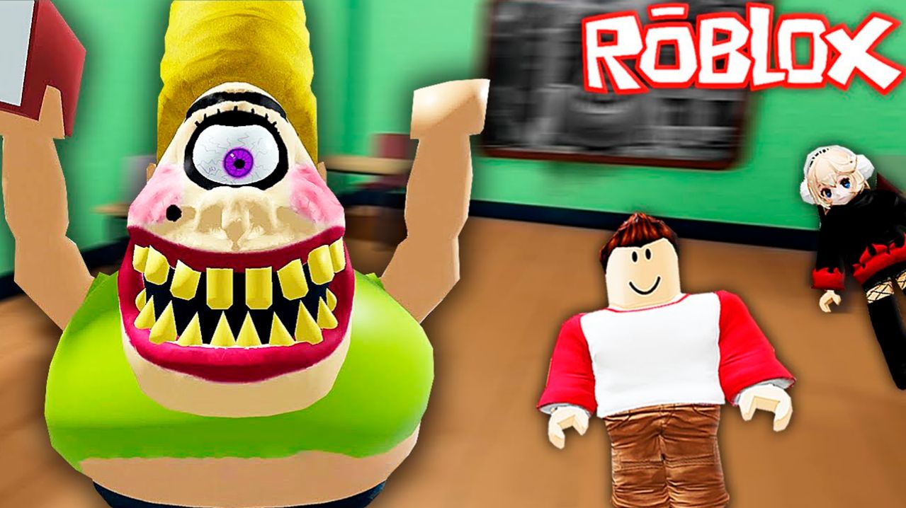 НУБ И ДЕВУШКА ПРО СБЕГАЮТ ИЗ ШКОЛЫ СУМАСШЕДШЕГО МИСТЕРА СТИНКИ В РОБЛОКС