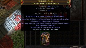 PoE 3.28 Щит с двойным влиянием Шейпер/Хантер