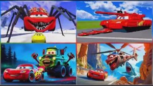 МОЛНИЯ МАКВИН против ПАУКОВ-МОНСТРОВ 🏎️ Смешные МУЛЬТИКИ-ГОНКИ для детей 📢🔥