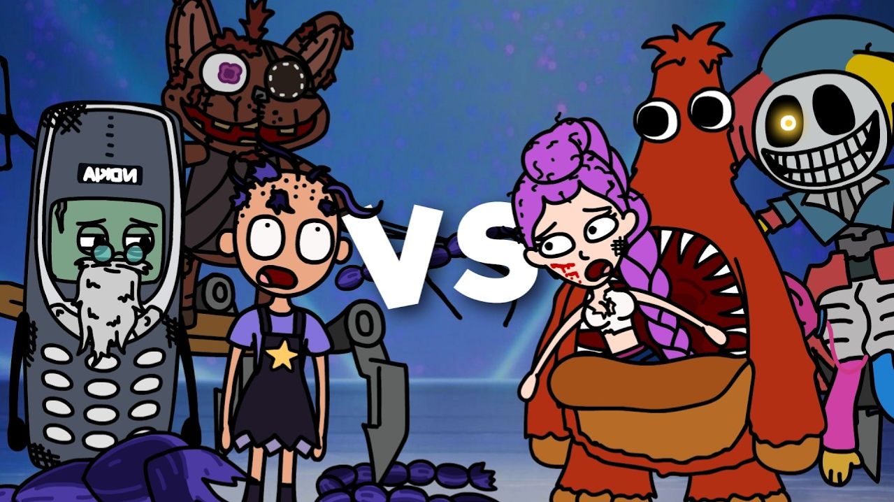 Поппи Плейтайм Глава 5 Битвы  (Чам Чомпкинс, Прототип, Руми, Нокиа)