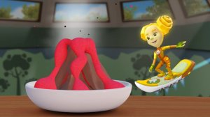 Фиксики в музее истории: Извержение вулкана! 🌋 Весёлая игра для детей