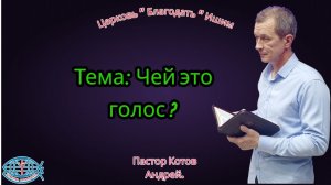 20.03.2026. Пятница. Тема:Чей это голос?