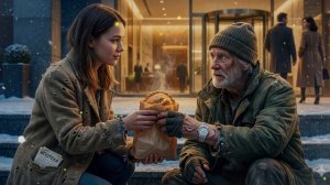 Старик просил еды у богатых менеджеров. Помогла только девушка с ипотекой. Финал шокирует!