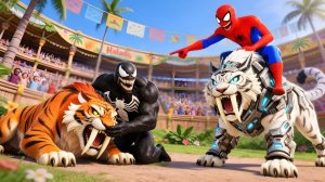 Эпичный батл Человека Паука! 🕷️ Супер Мультики для детей. Детские мультики для малышей смотреть