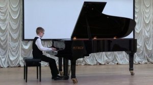 Лыков Михаил. 11 лет. 1. В. Моцарт Соната, 12. Фа-мажор 2. П. Чайковский цикл Времена года. Май