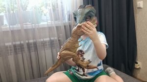 Тираннозавр Рекс с трясущей головой Jurassic World Mattel🦖