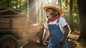 Обезьянишка Тути и миссия по спасению котенка .