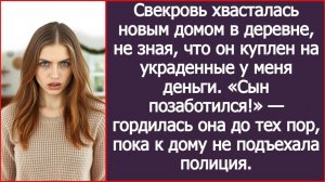 Свекровь хвасталась домом в деревне, купленным на украденные у меня деньги. | ИСТОРИЯ ИЗ ЖИЗНИ