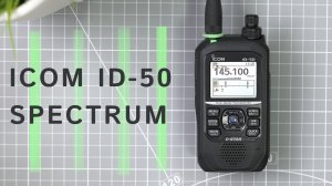 Icom ID-50. Спектр частот