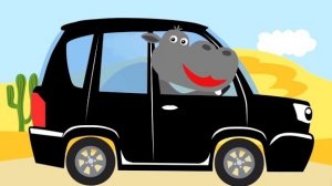 Развивающие и обучающие мультики про машинки и животных: Бип - бип (детские песенки) Котенок Котэ