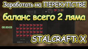 Всего 2 ляма баланс. В перекупстве сколько плюсану? | Stalcraft: X
