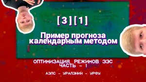 [3][1] - Пример прогноза календарным методом