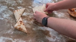 Лавашные треугольники с капустой