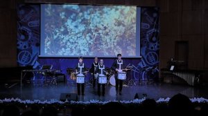 "Осенний град".Федотов Р.В. исполняет :ансамбль барабанщиков Училища искусств