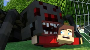 ДЖЕЙ ДЖЕЙ ПОПАЛ В ЛОВУШКУ ПАУКА - МАЙНКРАФТ МУЛЬТИКИ