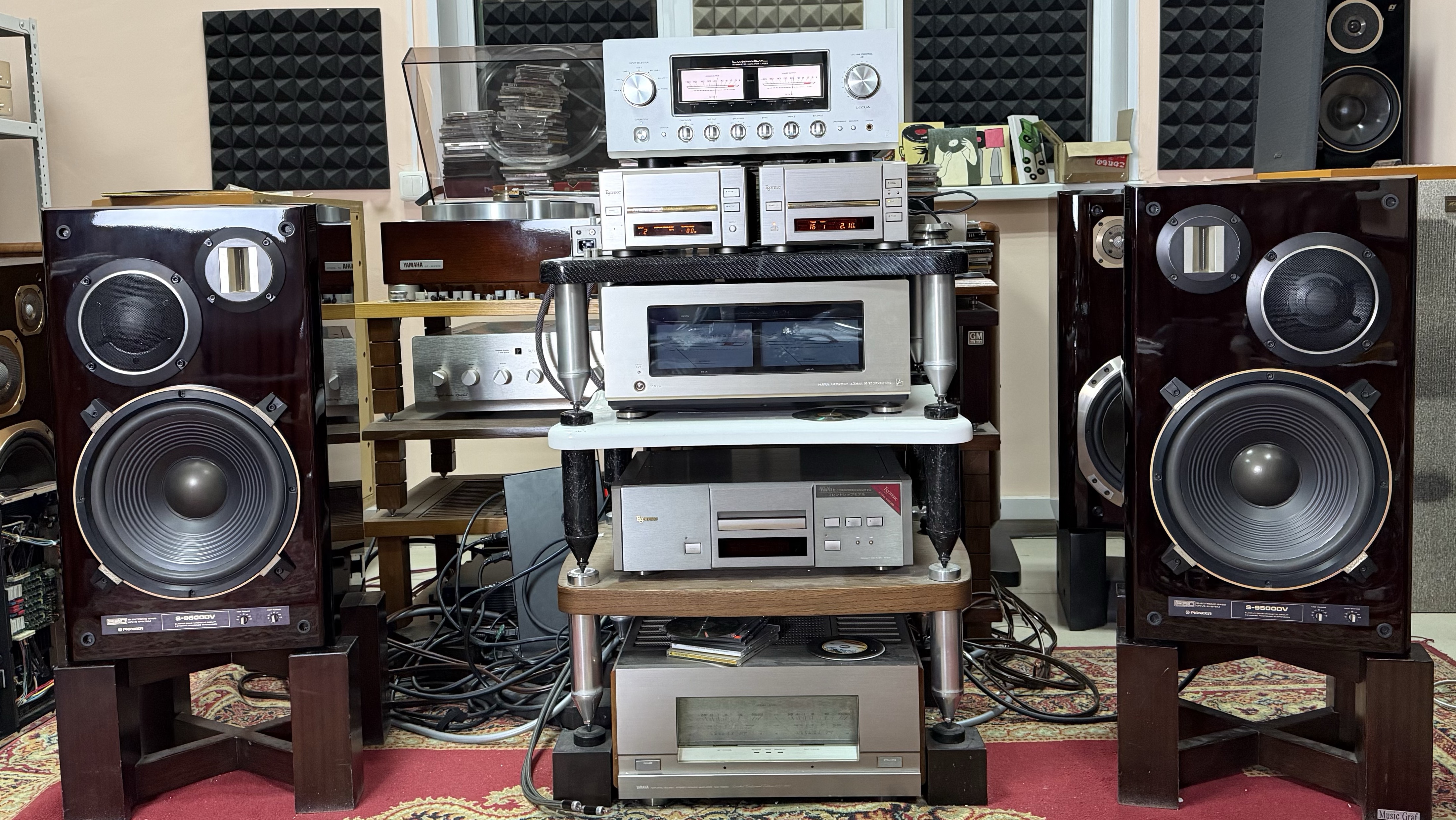 Колонки Pioneer S-9500DV & Luxman L-509X