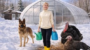 ТРУДИМСЯ НА СВОИХ СОТКАХ/ ПОСАДИЛИ ЗЕЛЕНЬ В ТЕПЛИЦУ/ДЕЛАЕМ ФАЛЬШ-БАЛКИ ДЛЯ ПОТОЛКА/ДОМАШНЯЯ ВЫПЕЧКА