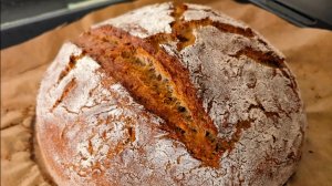 Подовый хлеб на ржаной закваске