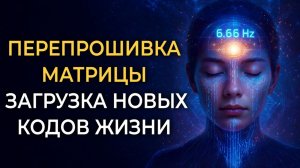 ПЕРЕПРОШИВКА МАТРИЦЫ 6.66 Гц | Загрузка новых кодов жизни. Это работает с первой минуты!