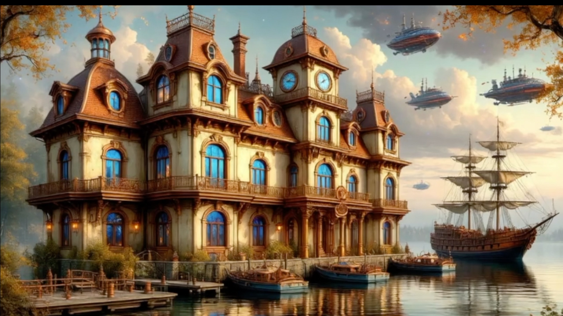 Стимпанк Крокодил. Останься на острове