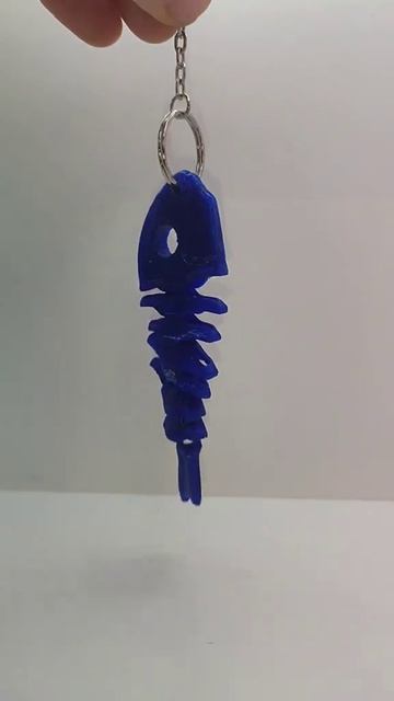 Скелет рыбки. 3Д печать.