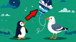 Пингвинёнок Пип и воздушный змей. Сказка о том, что невозможное возможно