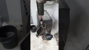 Реально рабочая печь на отрабтке