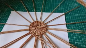 Курочка из бумажной лозы часть 1