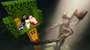 🌳ДОМ НА ДЕРЕВЕ ПРОТИВ СИРЕНОГОЛОВОГО В МАЙНКРАФТ! ШЕДИ МЕН MINECRAFT