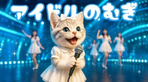 【Офисный котик Муги】Репортаж из жизни Муги, который стал айдолом 🐱