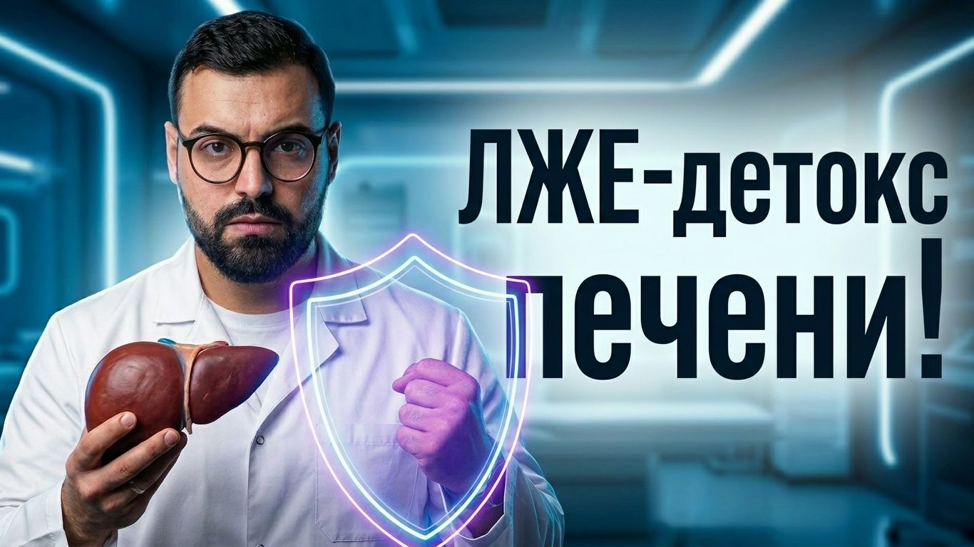 Детокс печени: почему витамины B и таурин не работают, а лецитин — да?
