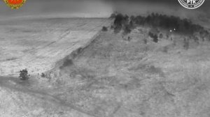 НРТК «Курьер» с боевым модулем НСВТ 12.7 ведёт бой