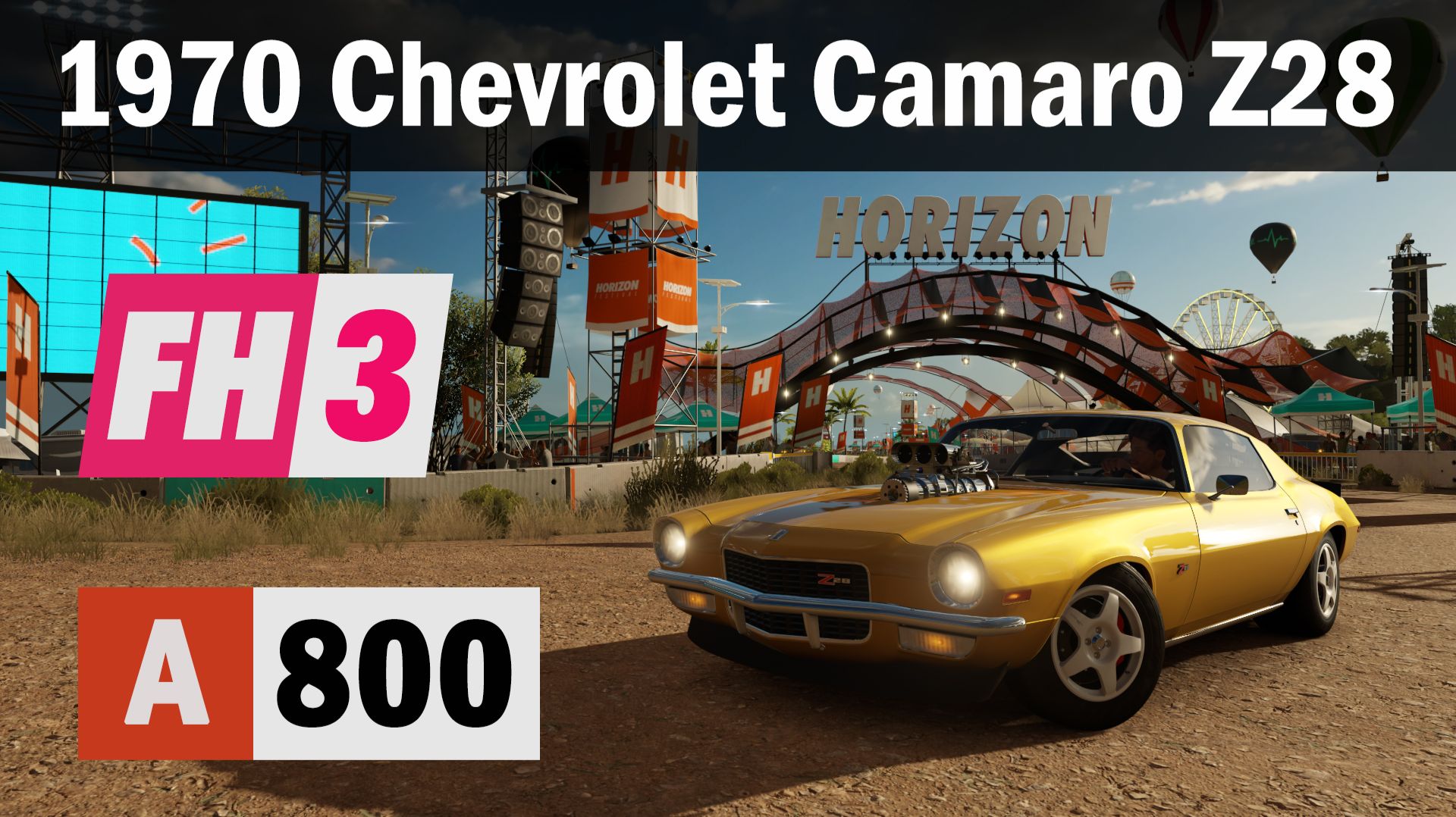 Forza Horizon 3 - 1970 Chevrolet Camaro Z28, Race