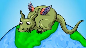 ЗЕЛЕНЫЙ ДРАКОН съел всех на Земле. Игра Tasty Planet Final Bite на Игрули TV